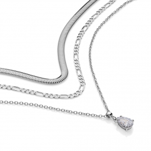 Collana in Argento con zirconi